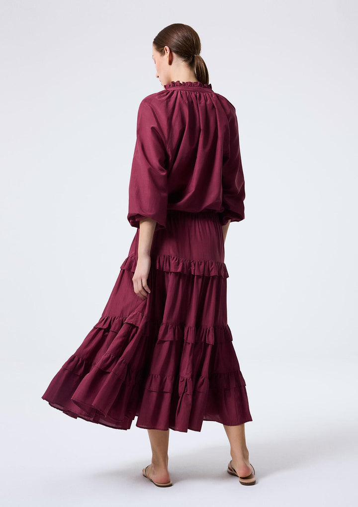 Azalea Skirt - Burgundy
