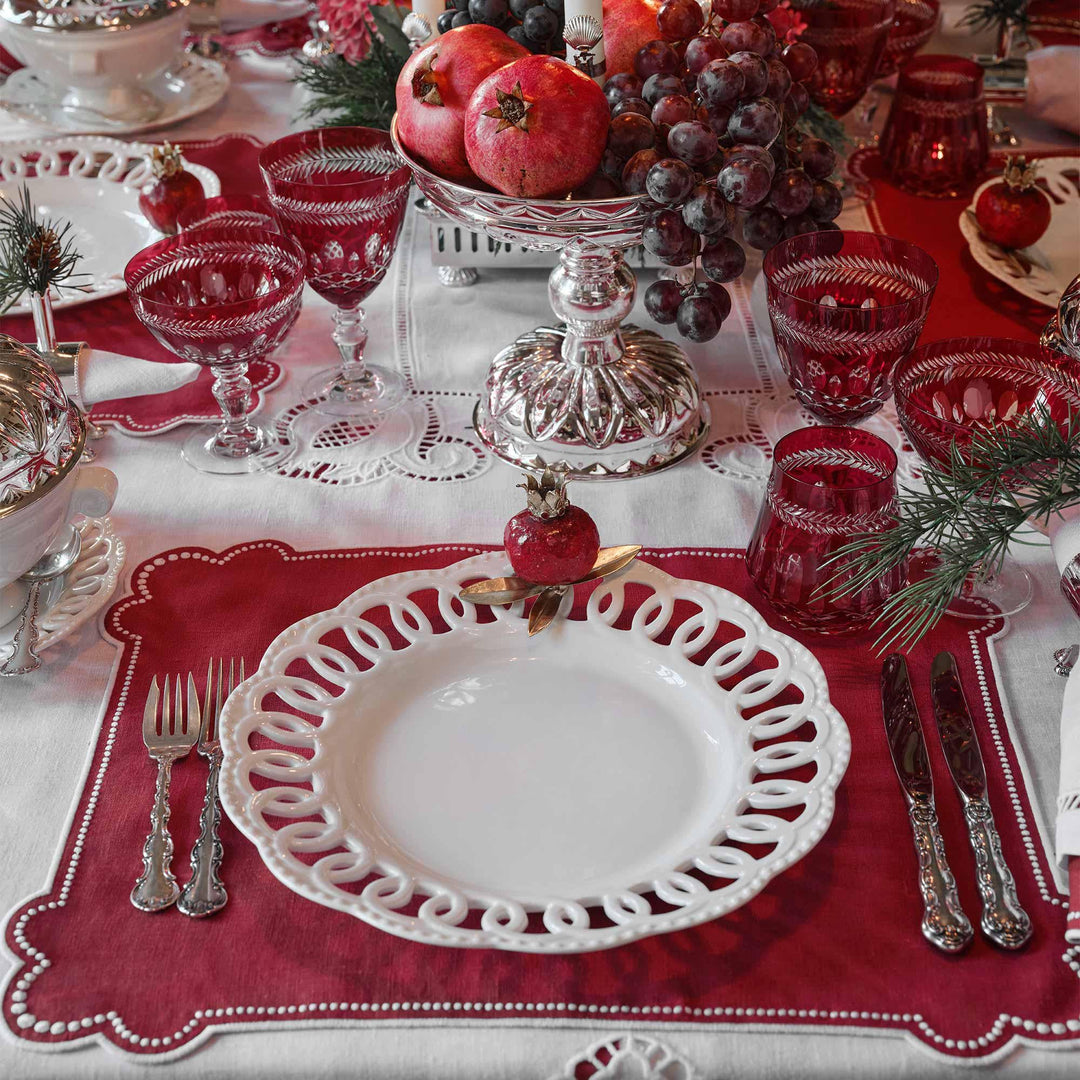 Seferî Ruby Water Glass - Set Of 6