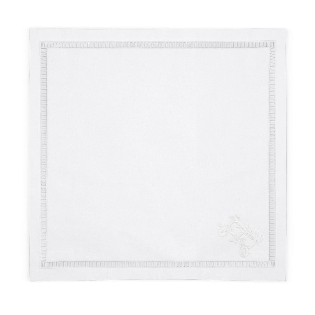 Seferî Heritage Linen Napkin with Openwork Embroidery