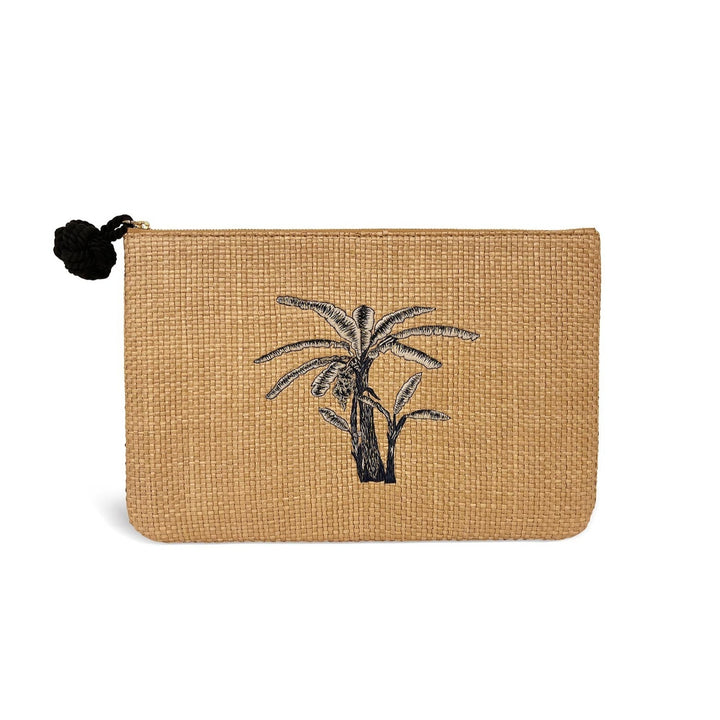 Banana Tree Clutch - Beige