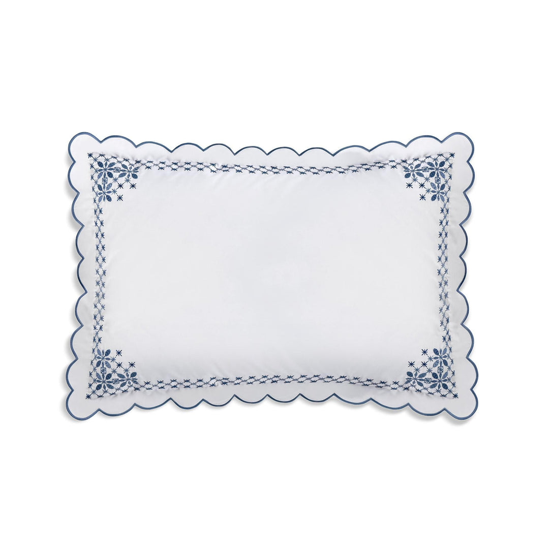 Seferî Flower Garden Standard Sham - Blue