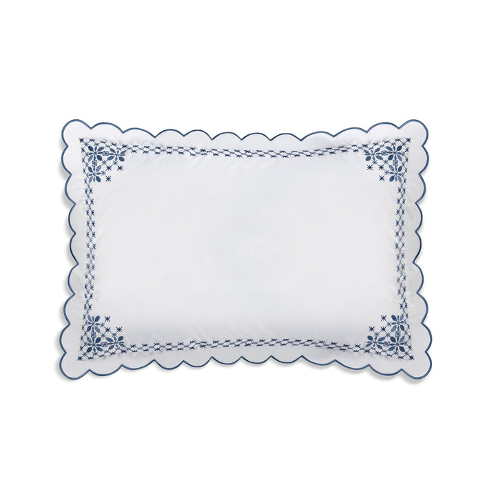 Seferî Flower Garden Standard Sham - Blue