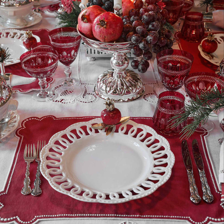 Seferî Ruby Red Wine Glass - Set of 6