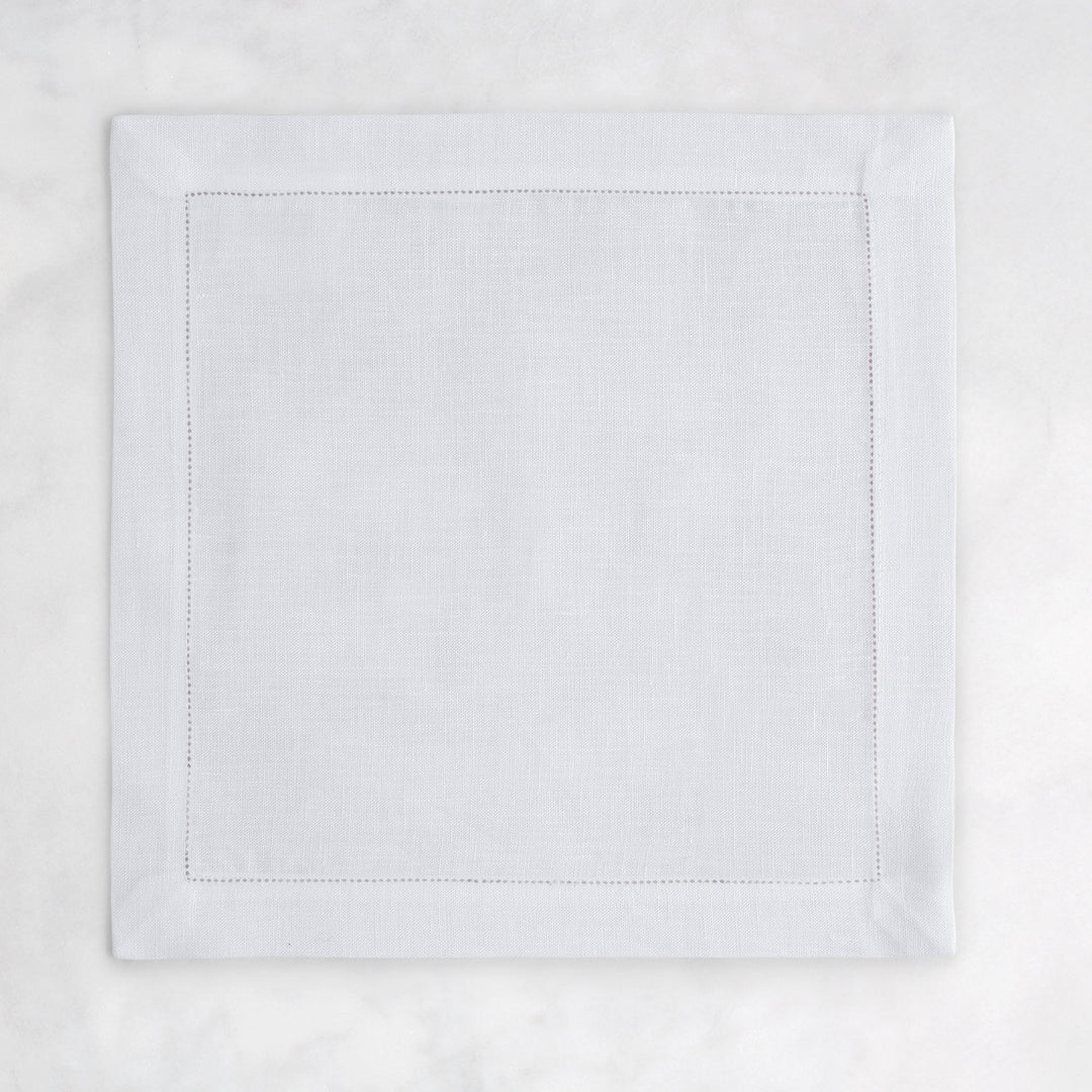 Antique Hemstitched Cocktail Napkin