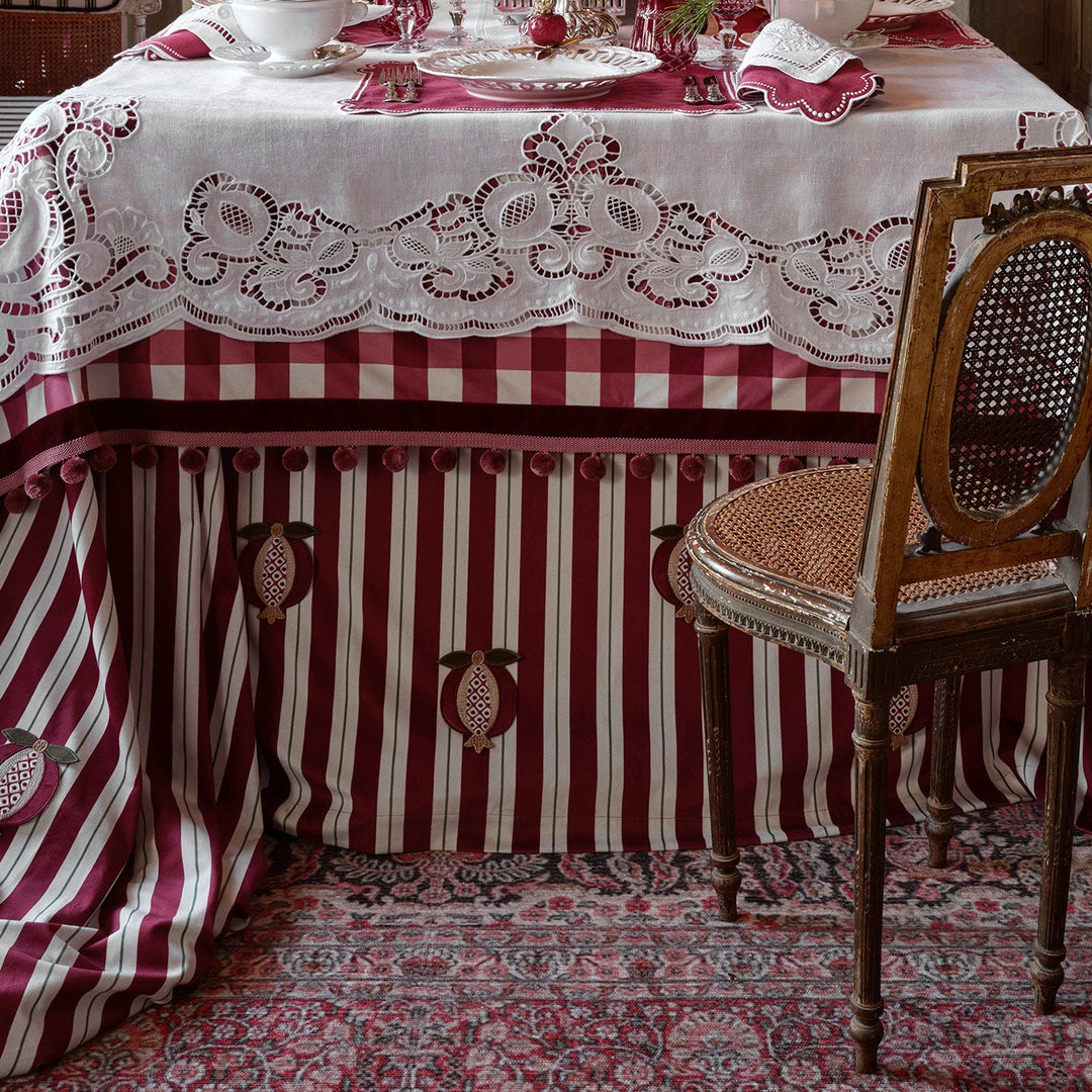 Seferî Pomegranate Embroidered Tablecloth