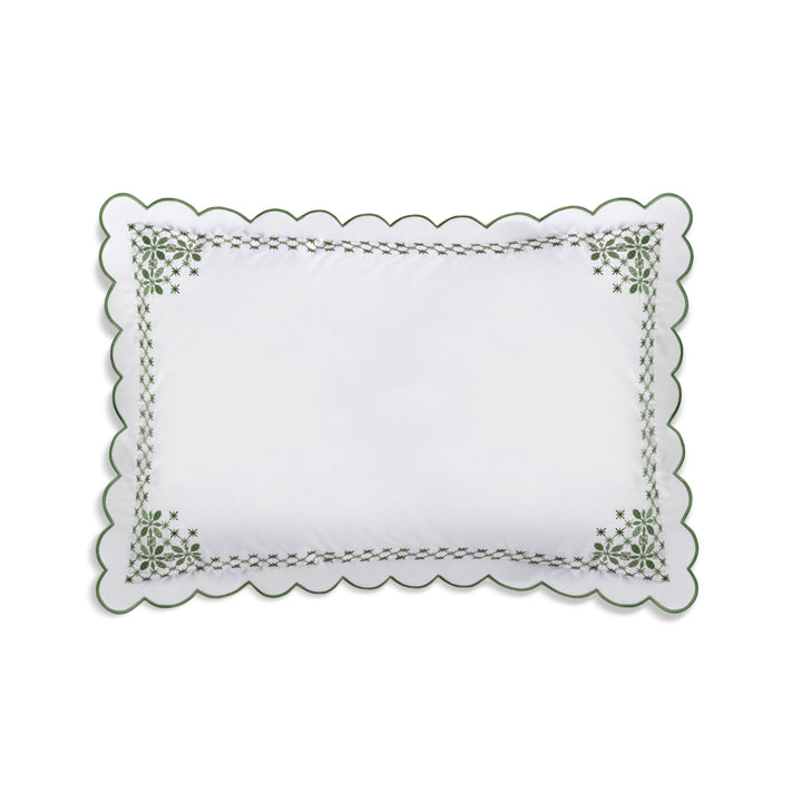 Seferî Flower Garden Standard Sham - Green