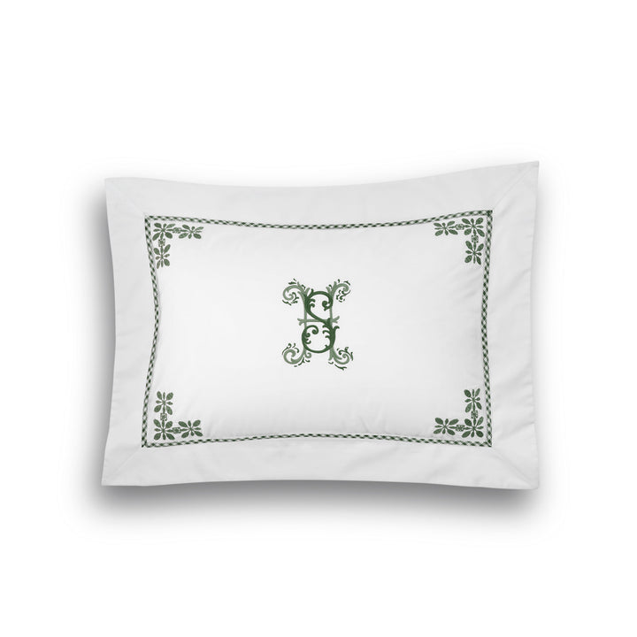 Seferî Flower Garden Boudoir Sham - Green