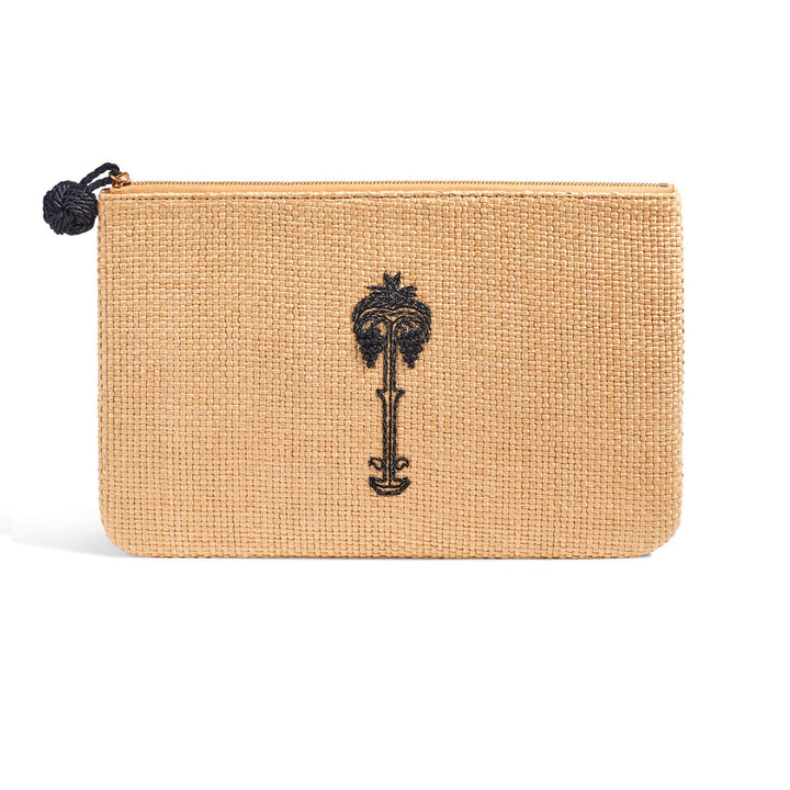 Tree Of Life Clutch - Beige