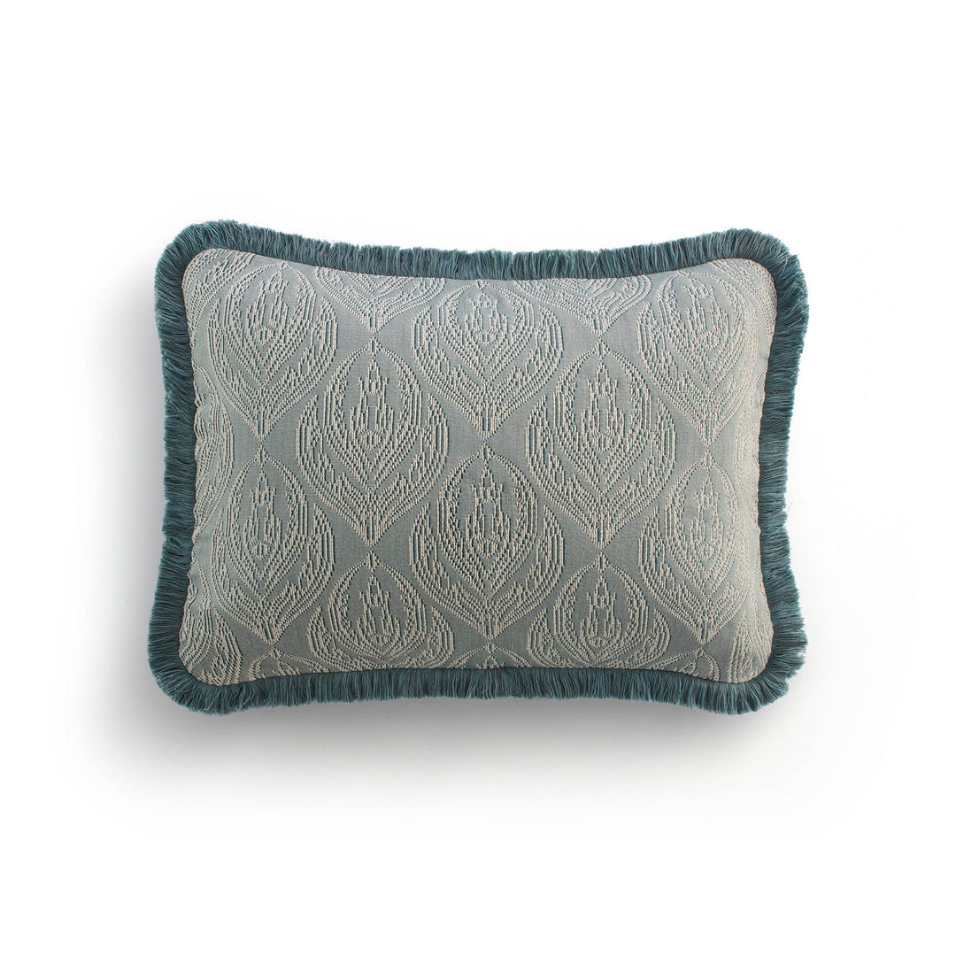 Lumina Jacquard Decorative Cushion - Celadon