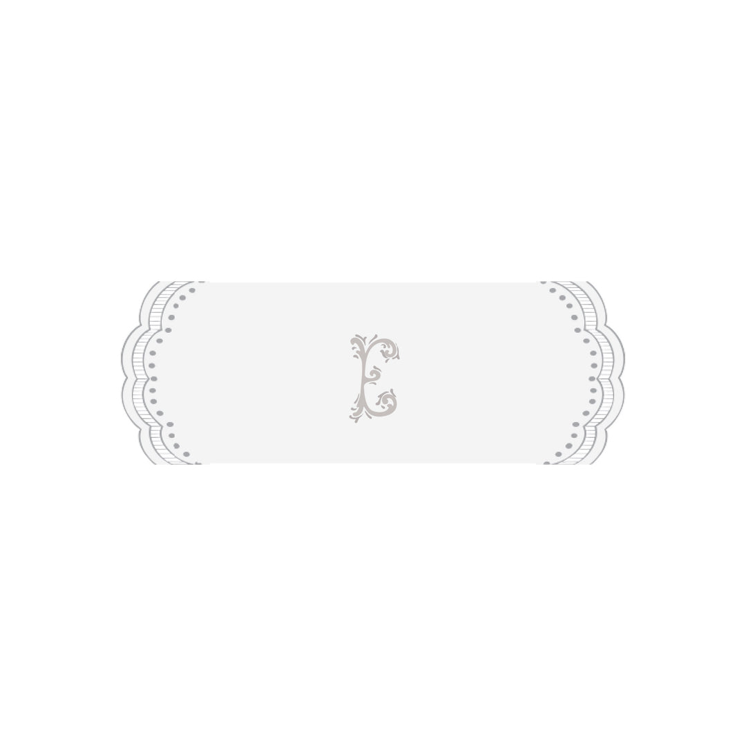 Seferî Heritage Bolster Cushion Cover with Monogram Embroidery