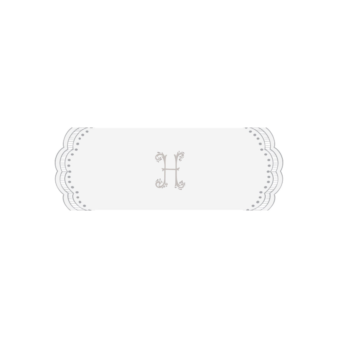 Seferî Heritage Bolster Cushion Cover with Monogram Embroidery