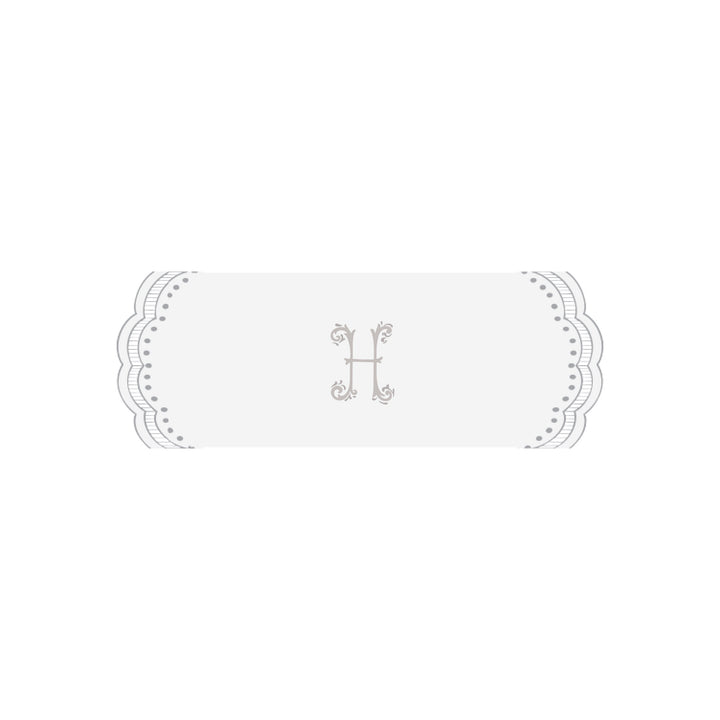 Seferî Heritage Bolster Cushion Cover with Monogram Embroidery