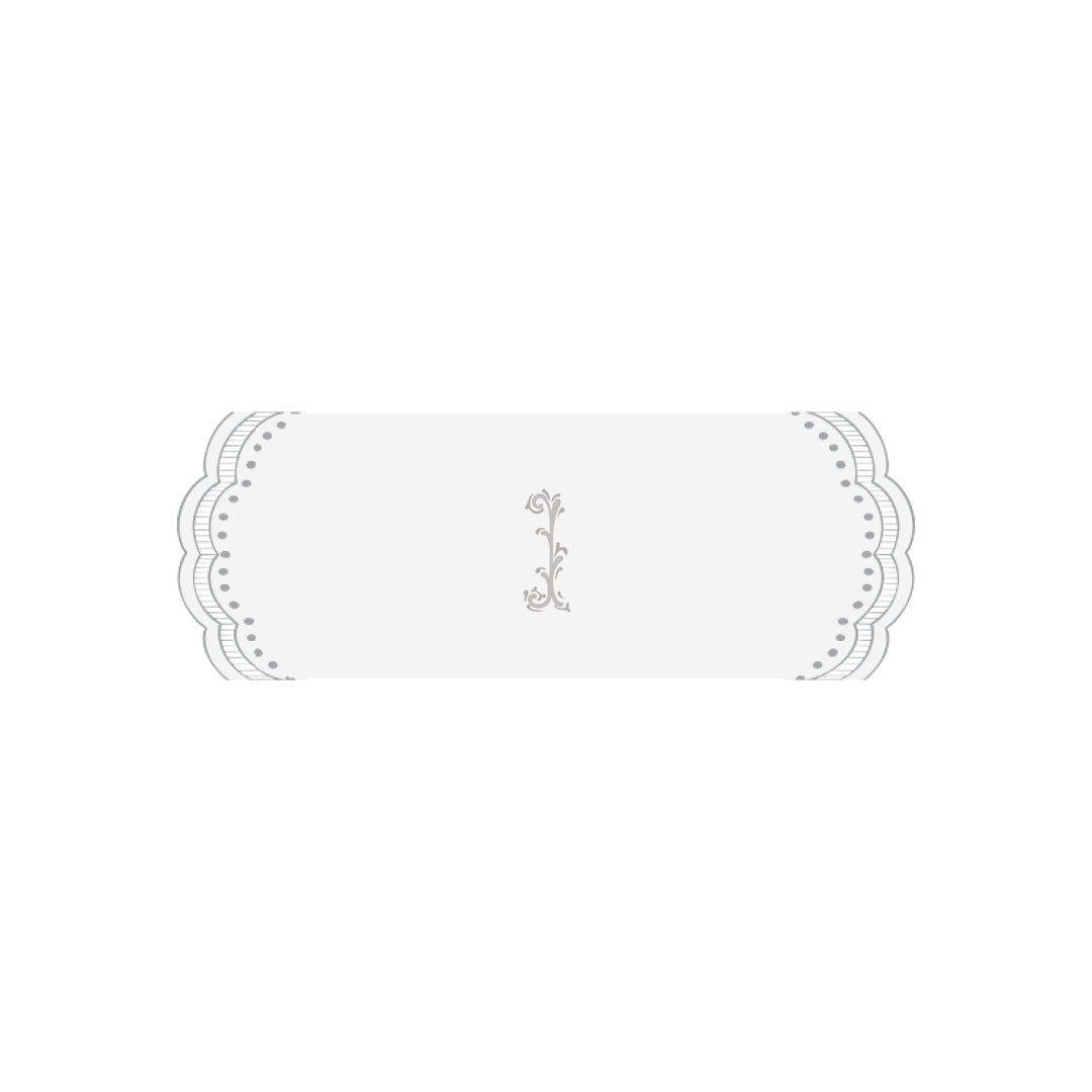 Seferî Heritage Bolster Cushion Cover with Monogram Embroidery