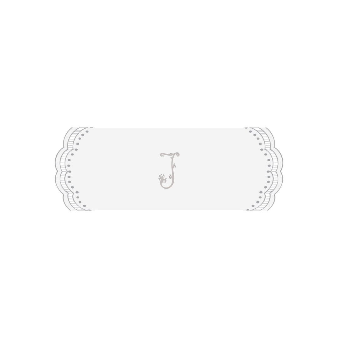 Seferî Heritage Bolster Cushion Cover with Monogram Embroidery