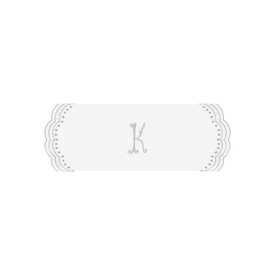 Seferî Heritage Bolster Cushion Cover with Monogram Embroidery