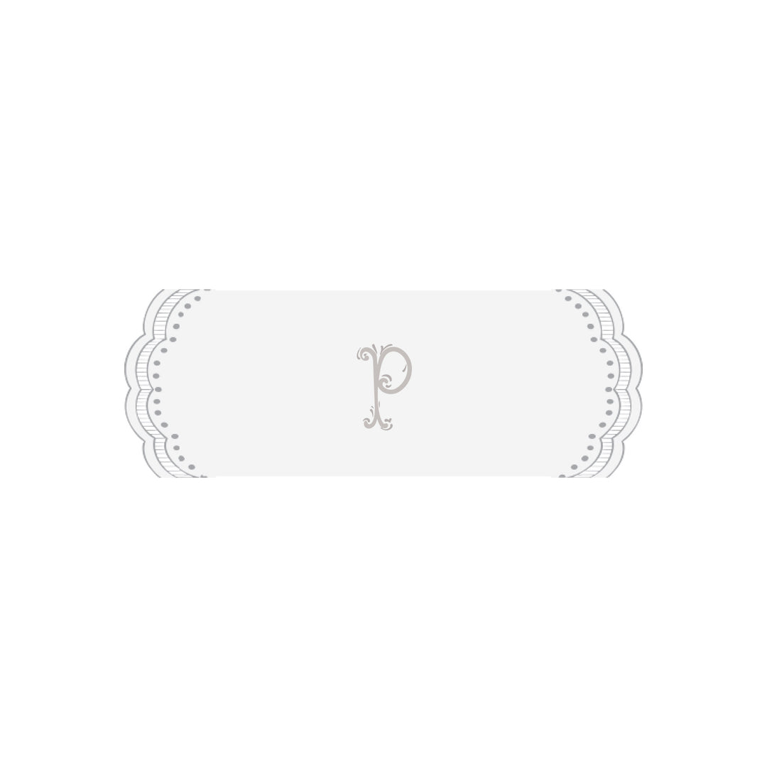 Seferî Heritage Bolster Cushion Cover with Monogram Embroidery