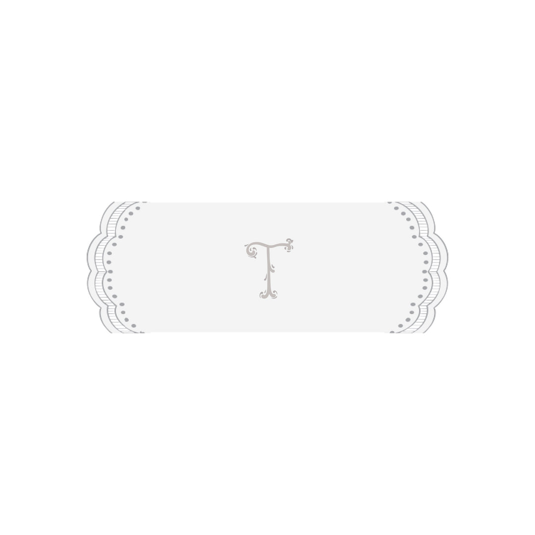 Seferî Heritage Bolster Cushion Cover with Monogram Embroidery