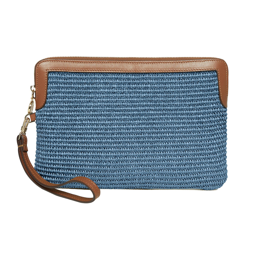 Blossom Clutch - Blue