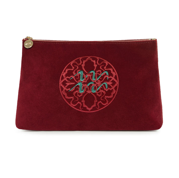 Zodiac Clutch - Burgundy