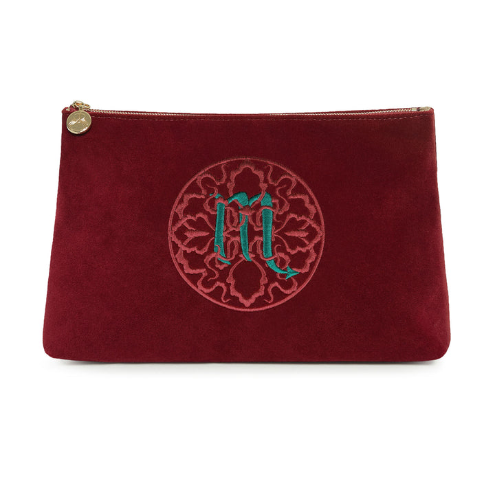 Zodiac Clutch - Burgundy