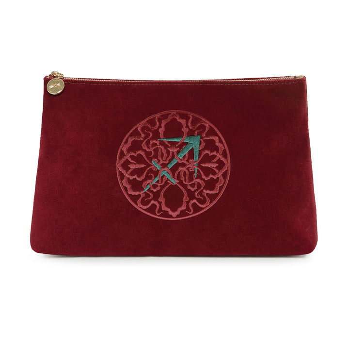 Zodiac Clutch - Burgundy