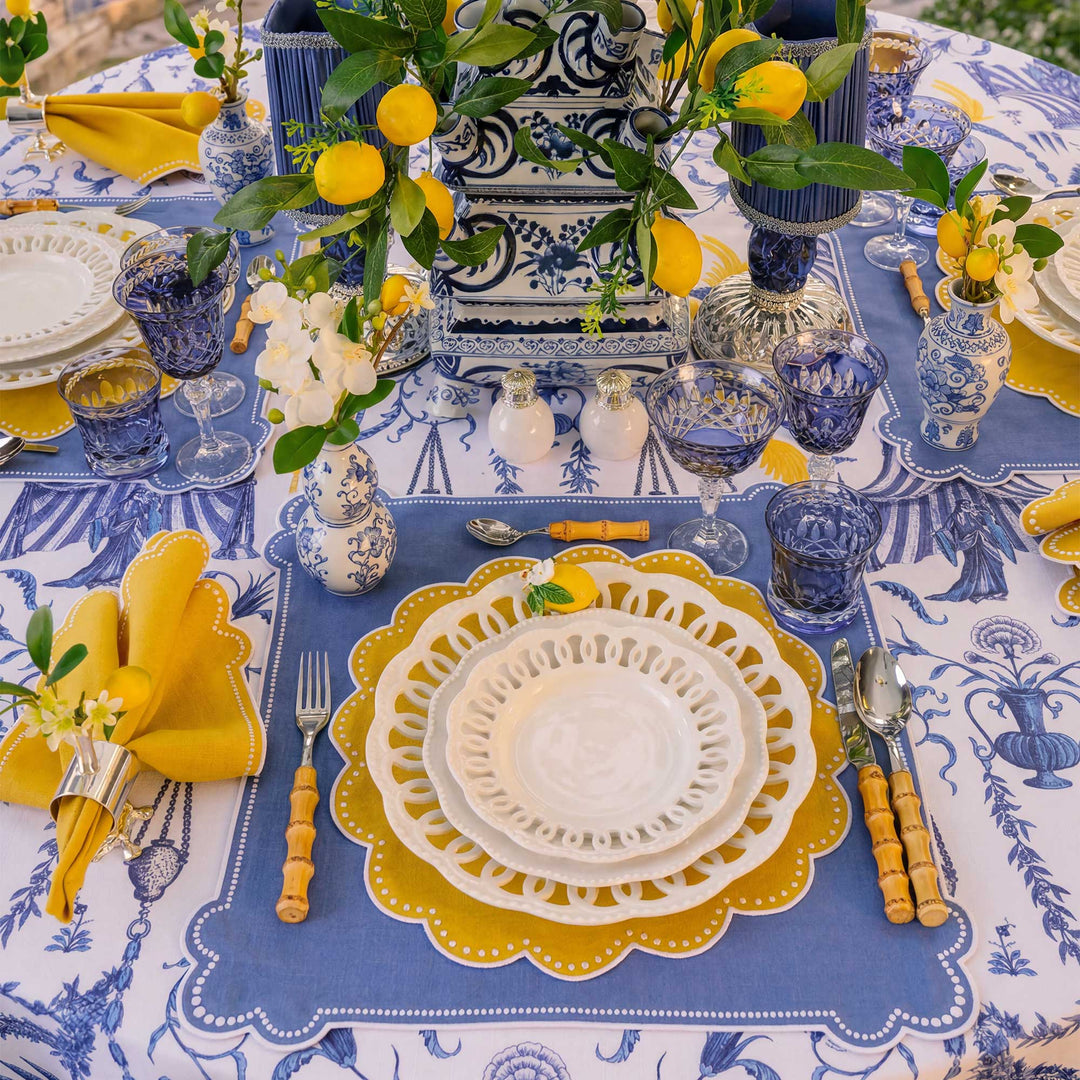 Seferî Pearl Napkin - Yellow