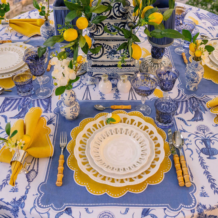 Seferî Pearl Napkin - Yellow