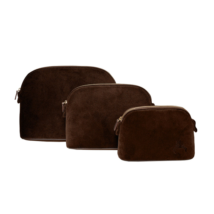 Merlin Make-up Bag - Brown