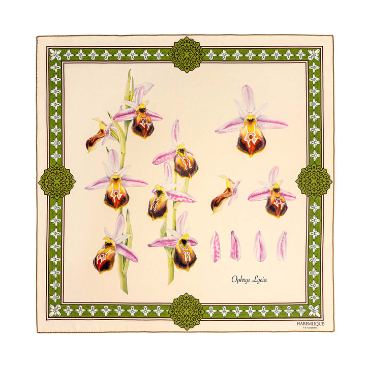 Ophrys Lycia Scarf - Colorful/Beige