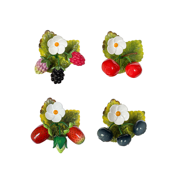 Seferî Storyteller Plate Charm - Berries - Set of 4