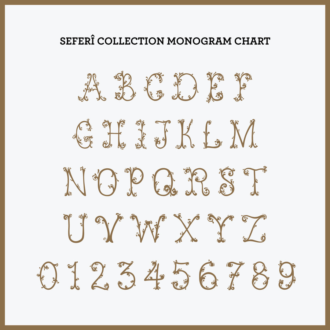 Seferî Heritage Bolster Cushion Cover with Monogram Embroidery