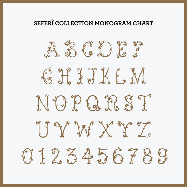 Seferî Heritage Bolster Cushion Cover with Monogram Embroidery