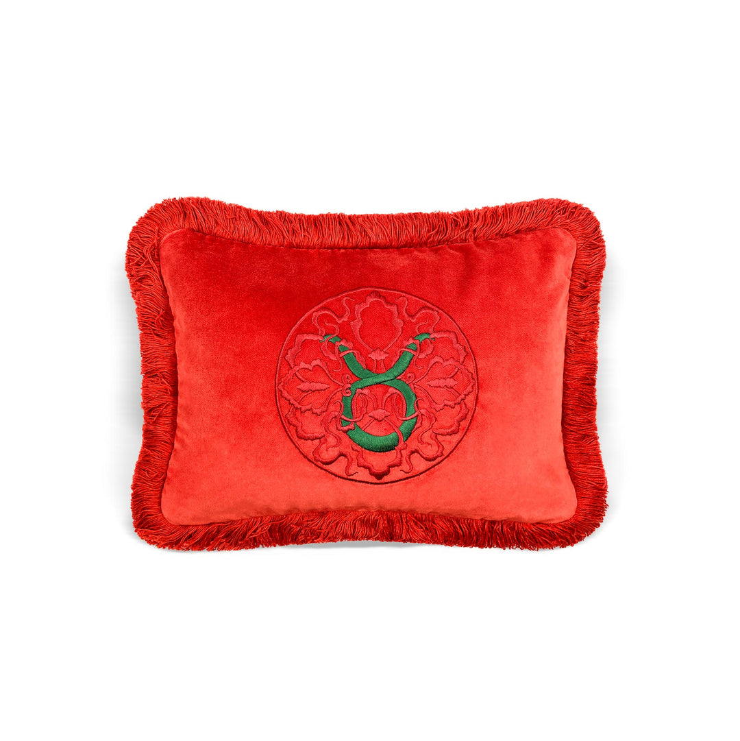 Zodiac Decorative Cushion - Red