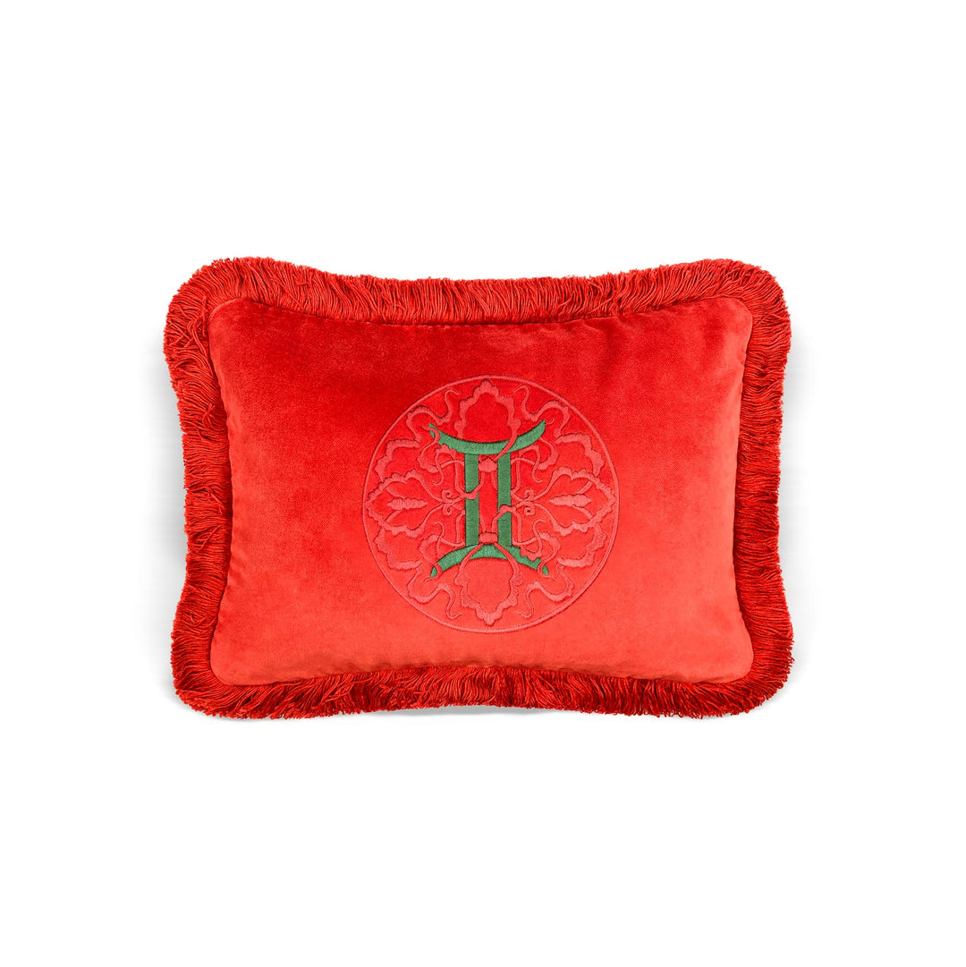 Zodiac Decorative Cushion - Red