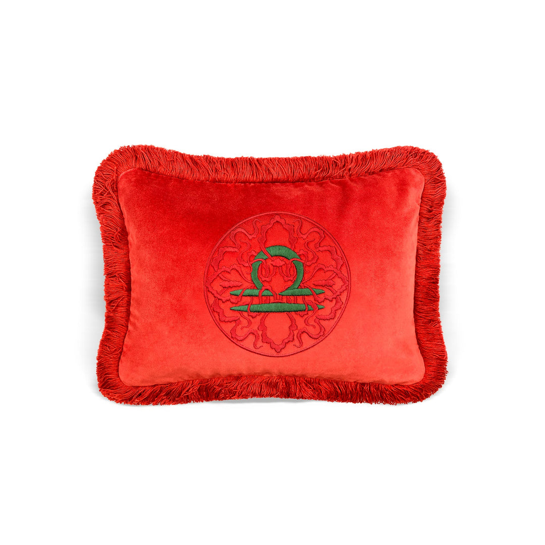 Zodiac Decorative Cushion - Red