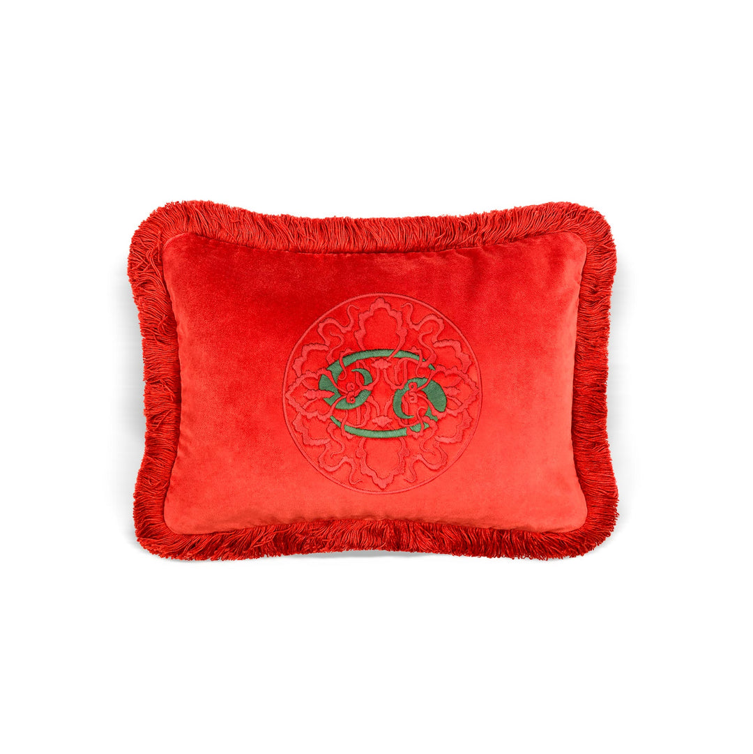 Zodiac Decorative Cushion - Red