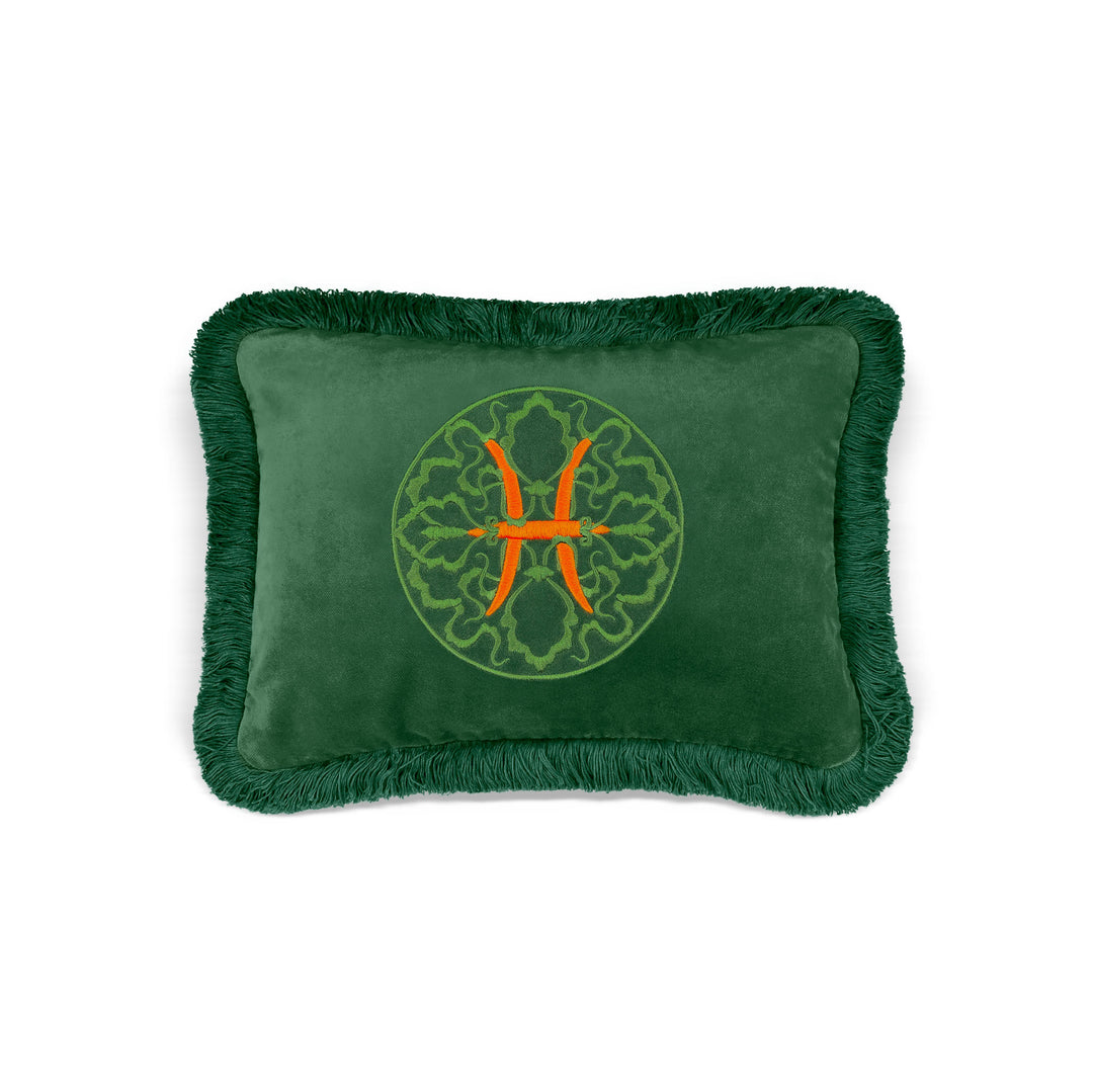 Zodiac Decorative Cushion - Green