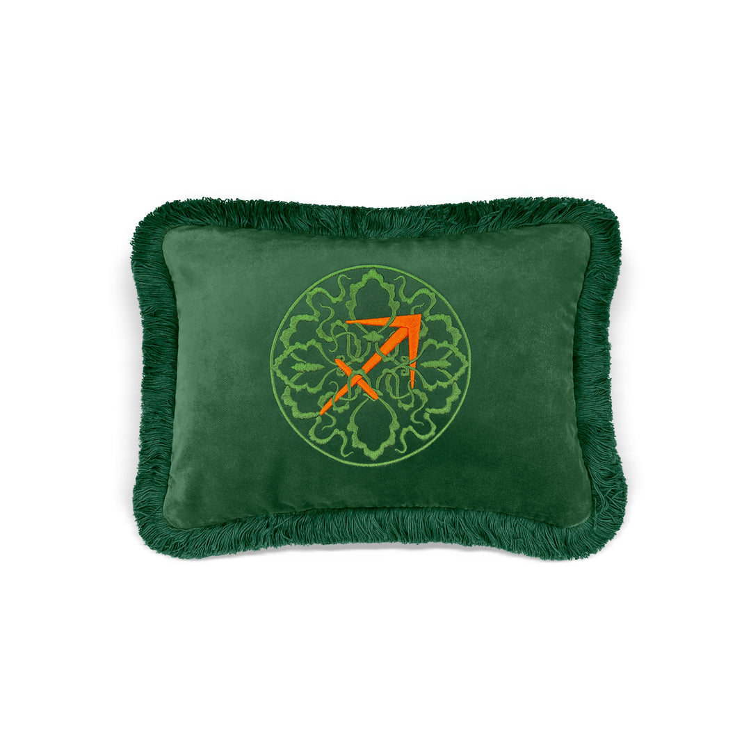 Zodiac Decorative Cushion - Green