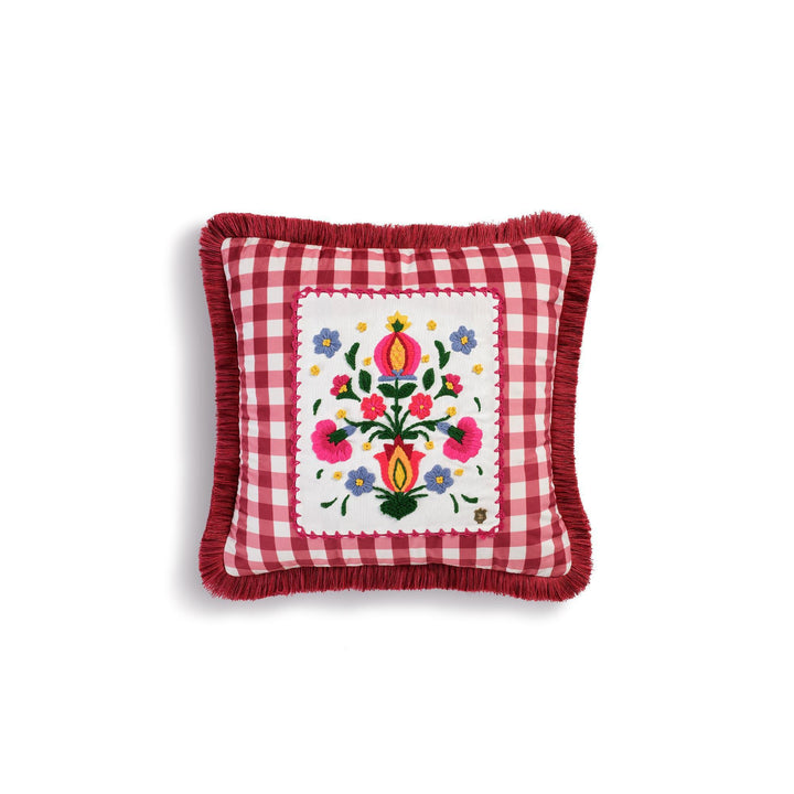 Seferî Caravan Decorative Cushion - Pink