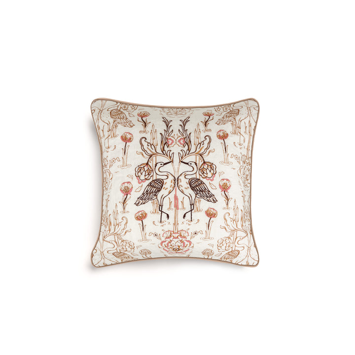 Everbound Decorative Cushion with Embroidery - Beige - 50x50 cm
