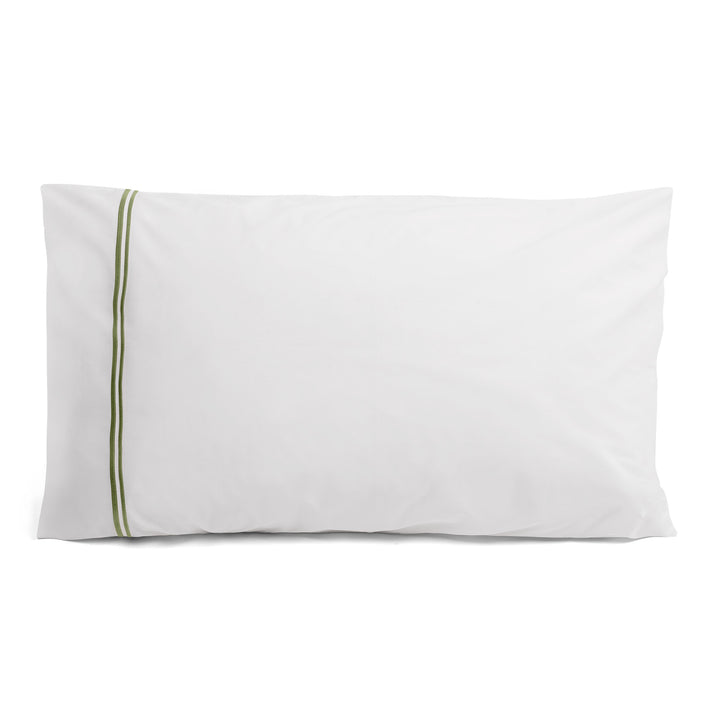 Seferî Flower Garden Standard Pillowcase - Green