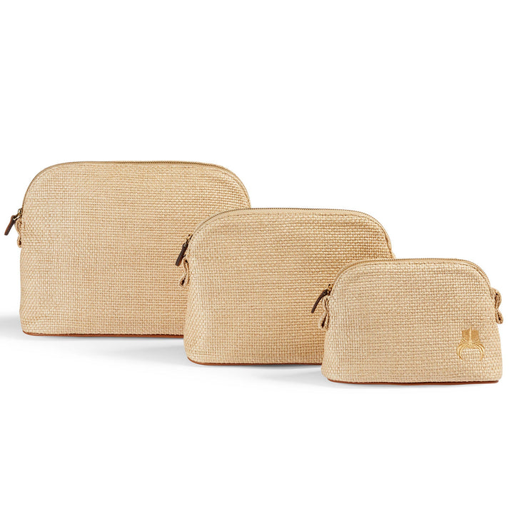 Raffia Make-up Bag