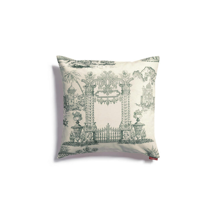 Gates of Paradise Cotton Decorative Cushion