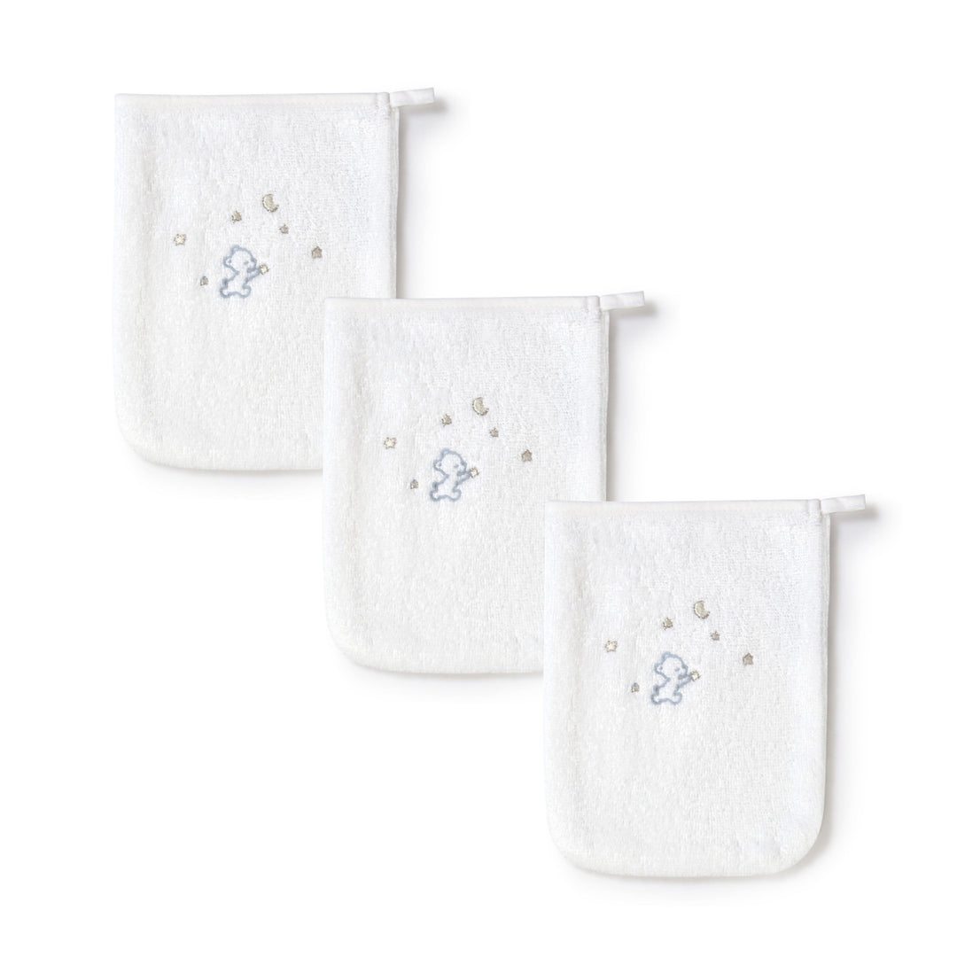 Teddy Bear Bath Glove (Set of 3)